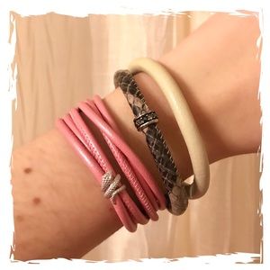 ENDLESS & BRIGHTON Leather Charm Bracelets